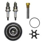 StayCoolPumps SCP-K2noFF Maintenance Service Kit with Spark Plugs for Kohler Marine Generator Models 4EF 5E 6EF 7.3E