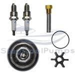 StayCoolPumps SCP-K2noFF Maintenance Service Kit with Spark Plugs for Kohler Marine Generator Models 4EF 5E 6EF 7.3E