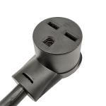 Parkworld 885088 Power Adapter Cord 4-Prong Generator 30A Locking L14-30P Male Plug to Welding 30 AMP 6-30R Female Receptacle