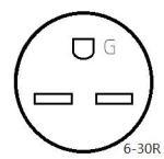 Parkworld 885088 Power Adapter Cord 4-Prong Generator 30A Locking L14-30P Male Plug to Welding 30 AMP 6-30R Female Receptacle