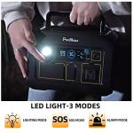 Portable Power Station 300W(Peak 500W), 288Wh (90,000mAh) Solar Generator with 110V Pure Sine Wave AC Outlet, lifepo4 Battery Portable Power Bank for Outdoor Camping, Traveling, and Emergencies