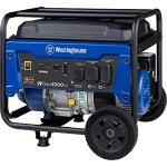 Westinghouse 6600 Peak Watt Home Backup Portable Generator, Transfer Switch Ready 30A Outlet, RV Ready 30A Outlet, Gas Powered, CO Sensor