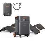 Jackery Solar Generator 5000 Plus Portable Power Station with 2x 500W Solar Panels and Smart Transfer Switch, 5040Wh Power Station, 7200W AC Output Solar Generator for Home Use, Emergency Backup