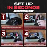 Dual Fuel Portable Stove Combo, Dual Fuel Butane & Propane Stove, 12K BTU Portable Camping Stoves w/ 4 x 8 oz. Butane Tin Canister for Camping, Emergencies & Outdoor Cooking, Grill by Grill Boss 90057