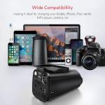 BESTEK 200W Car Power Inverter, Car Plug Adapter Outlet Converter with 2 AC Outlets, Dual 4.5A USB Charging Ports, Cup Holder Car Inverter with Cigarette Lighter Socket for Laptop, Computer