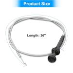 203993 Control Push/Pull, Snap-In 36.0" w/1.750" Extension for 250 NT Bobcat Engine Driven Welding Generator, CH-20 Kohler Engines