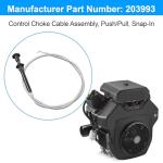 203993 Control Push/Pull, Snap-In 36.0" w/1.750" Extension for 250 NT Bobcat Engine Driven Welding Generator, CH-20 Kohler Engines