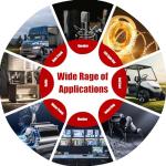 Mzhou Industrial USB Charger -10-90V to 5V 3A 15W DC-DC Converter IP67 Waterproof - Used for Trucks, Solar Systems, Off Grid, Ships (Dustproof/Shockproof)