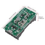 DWEII 3pcs 15W 3A Battery Boost Charging Module High Power UPS 18650 Lithium Battery Boost Charging and Discharging UPS Uninterruptible Power Supply (9V)