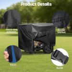 Generator Cover Compatible with Westinghouse, Waterproof Portable Generator Cover for Outside Storage, Heavy Duty Thicken 600D Polyester, 32 x 24 x 24 inch for Most Generators 5000-10000 Watt