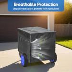 Generator Cover Compatible with Westinghouse, Waterproof Portable Generator Cover for Outside Storage, Heavy Duty Thicken 600D Polyester, 32 x 24 x 24 inch for Most Generators 5000-10000 Watt