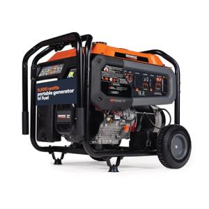 Generac 12,500W Portable Tri-Fuel Generator with Electric Start