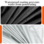 Letsteel Pull Up Station Cover, Dustproof-Cover for Pull Up Station/Dip Bar Station for Outdoor, Pull Up Rack Machine Protect Home Gym Strength Training Dip Stands Cover- 42" x 40" x 64"