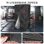 Letsteel Pull Up Station Cover, Dustproof-Cover for Pull Up Station/Dip Bar Station for Outdoor, Pull Up Rack Machine Protect Home Gym Strength Training Dip Stands Cover- 42" x 40" x 64"