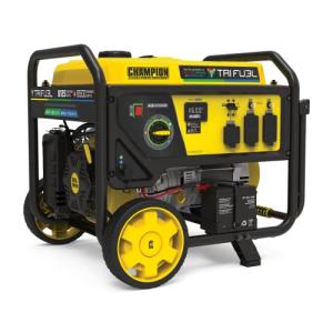 Champion Power Equipment 8125-Watt Electric Start Tri-Fuel Portable Generator with CO Shield