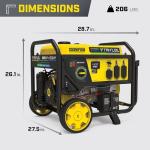 Champion Power Equipment 8125-Watt Electric Start Tri-Fuel Portable Generator with CO Shield