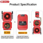 DALY BMS Parallel Module 1A+ LiFePo4 Smart BMS 8S 24V 200A with Cooling Fan UART RS485 CAN Bluetooth BMS Parameter Programmable for Rated 3.2V Lithium Power Bank Storage Off Grid Solar System