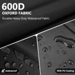 AKEfit Universal Waterproof Generator Cover, 600D Heavy Duty Small Outside Equipment Cover for Champion,Predator,Wen,BILT Hard,Ryobi,Generac,Westinghouse Portable Generator 5000-10000W,38”Lx28”Wx30”H