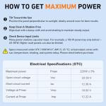 DOKIO 200W Portable Foldable Solar Panel Kit (20x27in, 9.7lb), with Separate Controller and Dual USB, Monocrystalline Charger for 12V Batteries & Power Stations, RV Camping Trailer Emergency Backup