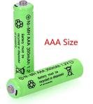 FULIN 12 Packs 1.2V AAA 300mAh Ni-MH Rechargeable Batteries for Solar Lights (AAA Size)