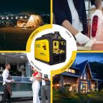 Aceup Energy 4000 Watt Dual Fuel Inverter Generator Portable Quiet 149cc, Gas and Propane Powered for Home, RV-Ready, EPA Compliant