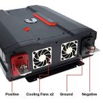 Cummins 4000 Watts Inverter Modified Sine Wave Truck Inverter 12 Volts to 110 Volts Four AC Outlets Two USB Ports (Plus Cable Kit)- CMN4000W - Inverters for Vehicles, Van Life, Camping