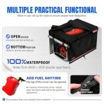 WOGUINC Generator Covers While Running. 32''L x 24''W x 24''H Inches. 600D+210D Waterproof. 100% Block the Intrusion of Sunlight and Rainwater. Black.