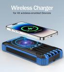GOODaaa 36000mAh Wireless Power Bank with 6 Outputs