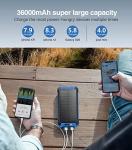 GOODaaa 36000mAh Wireless Power Bank with 6 Outputs