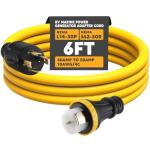 6FT RV Marine Generator Adapter Cord, 30A 50A