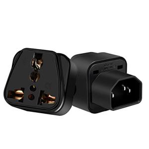 Strhowill C14 to NEMA-5-15P Power Adapter Set