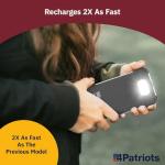 4Patriots Solar Power Bank with USB-C Fast Charge
