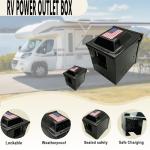 50 Amp Power Outlet Box for RV and EV