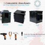 50 Amp Power Outlet Box for RV and EV