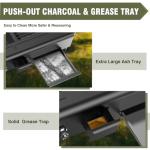 Dual Fuel Tabletop Grill, Compact BBQ Combo