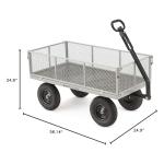 Gorilla Carts 7 Cu Ft Heavy-Duty Utility Cart