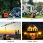 Portable Dual Fuel Inverter Generator 4300W with Wheels