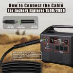 Solar Panel Adapter for Jackery & Bluetti Generators