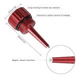 BougeRV Easy Fill Oil Funnel & Magnetic Dipstick Combo