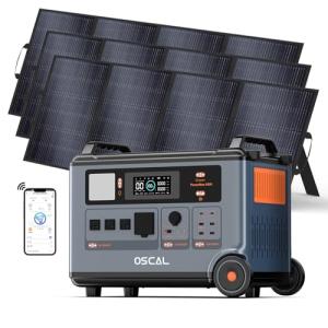 OSCAL PowerMax 6000 Portable Power Station Bundle