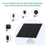 5W Solar Panel for Outdoor Security Cameras