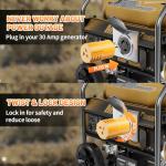 30 Amp RV Generator Adapter - L5-30P to 15/20R