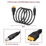 XT60 to DC 8mm Adapter Cable for Solar Generators