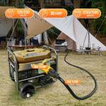 30 Amp RV Generator Adapter - L5-30P to 15/20R