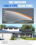 100W High Efficiency Solar Panel for Off-Grid Use