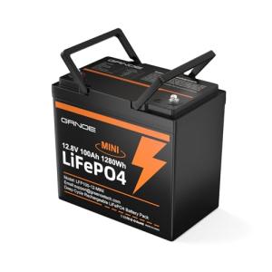 12V 100Ah Mini LiFePO4 Lithium Battery Pack
