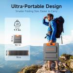120W Portable Solar Panel Charger for Outdoors