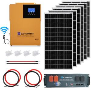 ECO-WORTHY 48V Off Grid Solar Kit 1200W