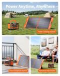 EBL 100W Portable Solar Panel for Power Stations