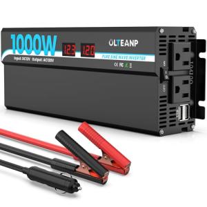 1000W Pure Sine Wave Power Inverter with USB Ports